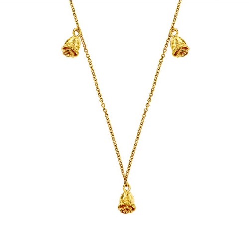 Three Rose Chocker Necklace (gold)